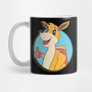 Kangaro Cartoon Kids School Australia Mug